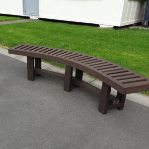 Garden bench cuartha brown 02