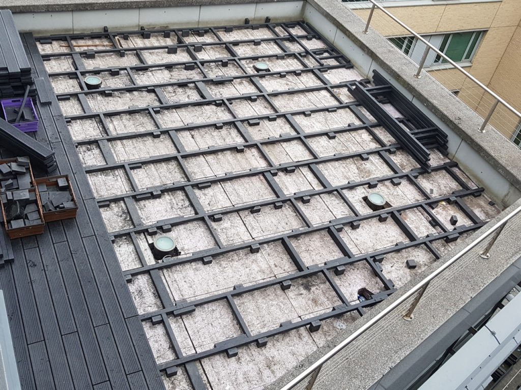 Plastic Decking Subframe Irish Recycled Products