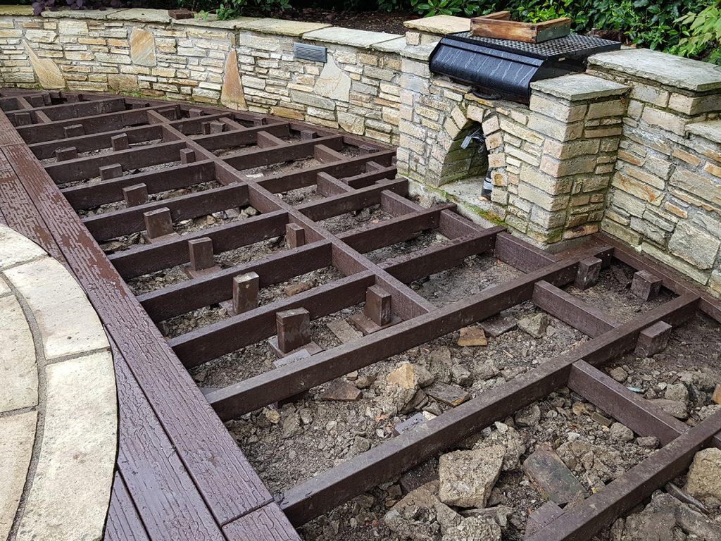 Plastic Decking Subframe Irish Recycled Products