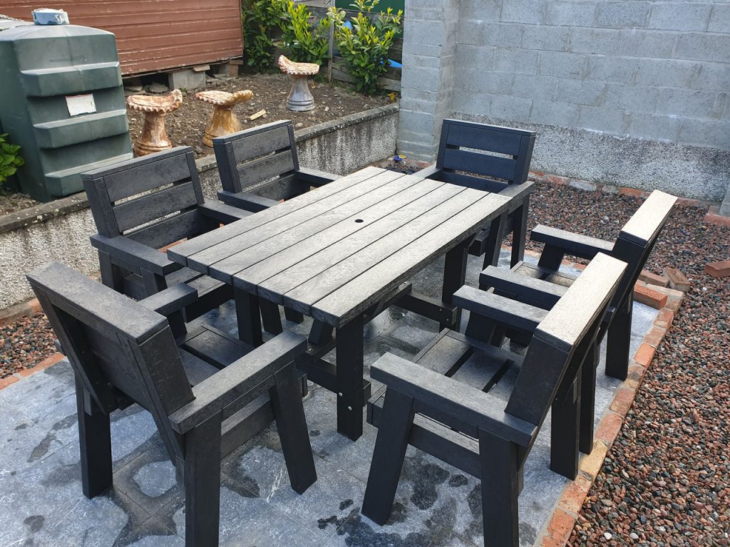 Dunloom Garden Furniture Set Irish Recycled Products