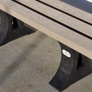 Bench chestnut black beige 003